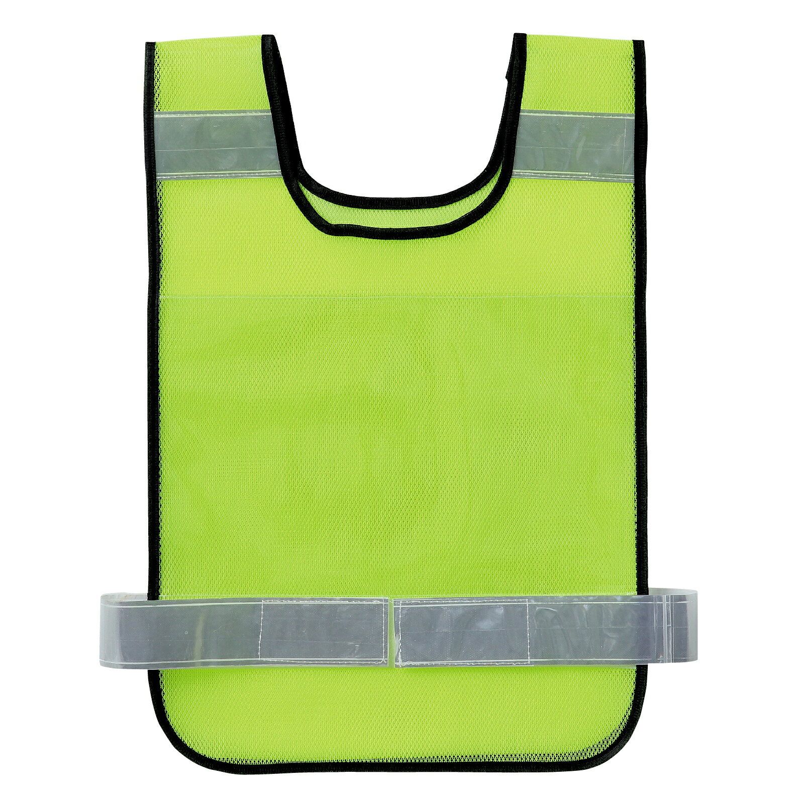 反射ビブスベスト(A4ゼッケンクリアポケット付き)（記念品・その他 防犯・防災 反射板 安全）