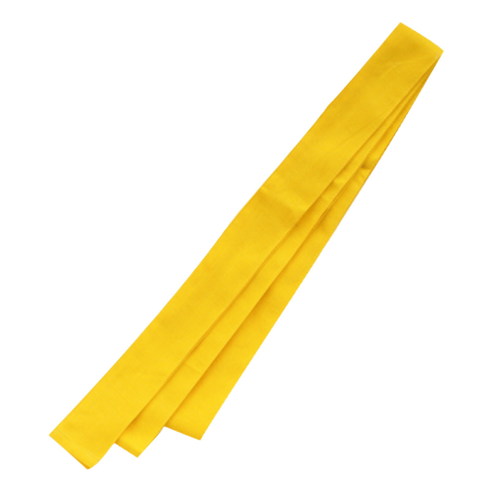 ロングはちまき 黄(記念品・その他 体育祭 運動会 ダンス 小道具 応援 鉢巻 ハチマキ 集団行動 イエロー 推し活)