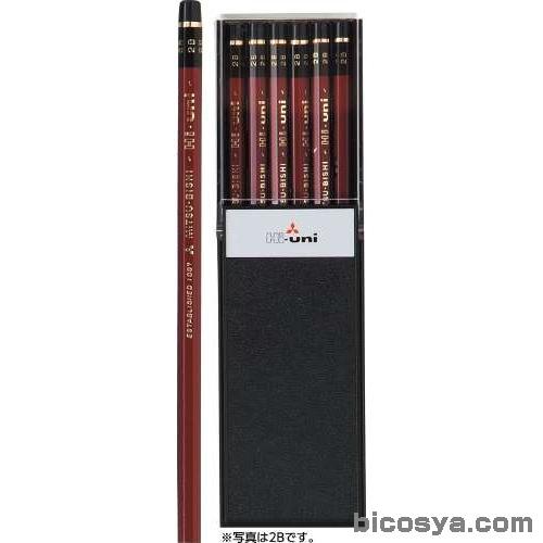 三菱鉛筆 ハイユニ 17硬度 12本入 B（絵具 鉛筆・デッサン用品）