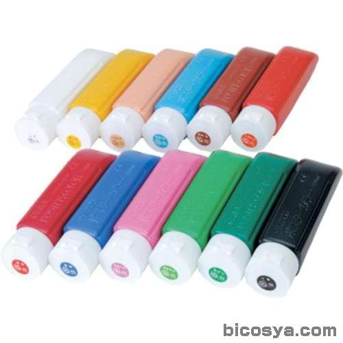 ポスターカラー・クラス用・単色しろ 230ccチューブ（絵具 イベント用／屋外用絵の具 文化祭 学園祭 運動会）