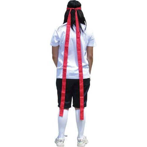 ロングはちまき 青（記念品・その他 体育祭 運動会 ダンス 小道具 応援 鉢巻 ハチマキ 集団行動 ブルー 推し活）