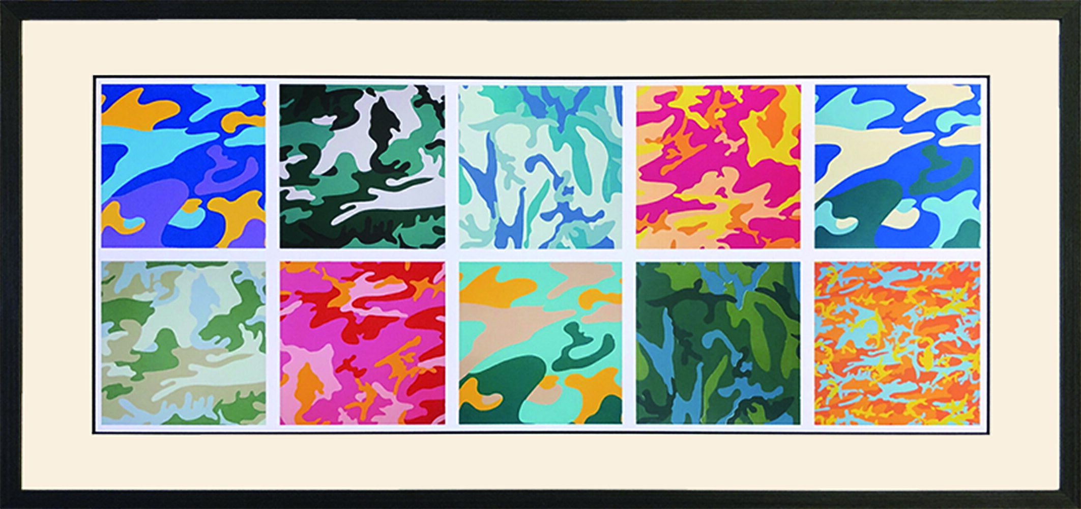 アートフレーム アンディ・ウォーホル Andy Warhol CAMOUFLAGE, 1987 iaw-62500 送料無料