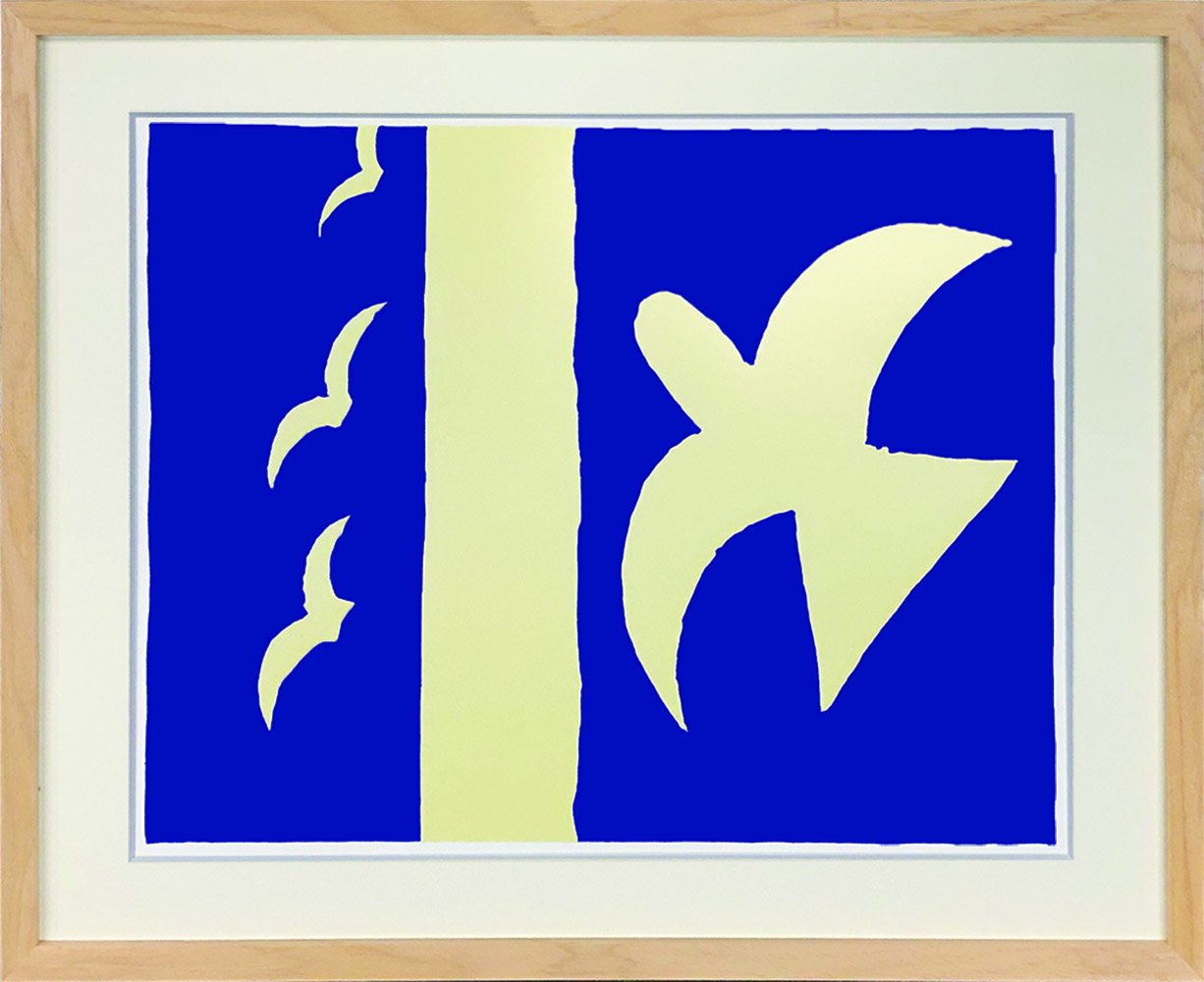 アートフレーム ジョルジュ・ブラック Georges Braque Oiseaux,1955 igb-62523 送料無料