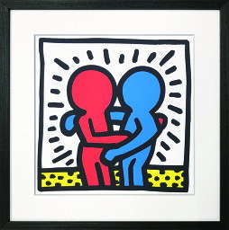 アートフレーム キース・ヘリング Keith Haring Untitled, 1987 ikh-62517 送料無料