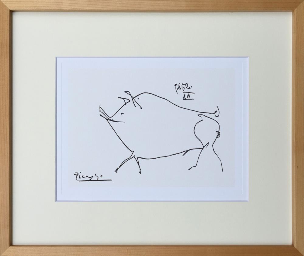 アートフレーム パブロ・ピカソ Pablo Picasso Le petit cochon-NA ipp-61877 絵画 壁掛け おしゃれ 送料無料