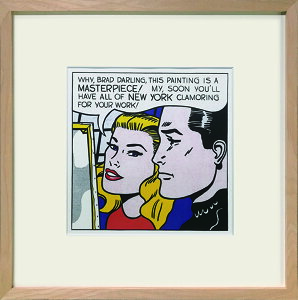 ȥե졼 ꥭƥ󥹥 Roy Lichtenstein Masterpiece,1962 irl-62519 ̵