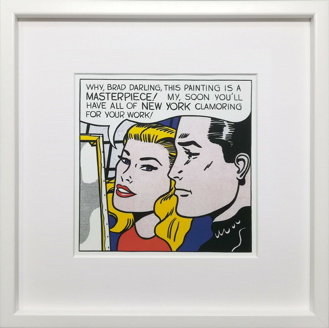 アートフレーム リキテンスタイン Roy Lichtenstein Masterpiece,1962 irl-62094 送料無料