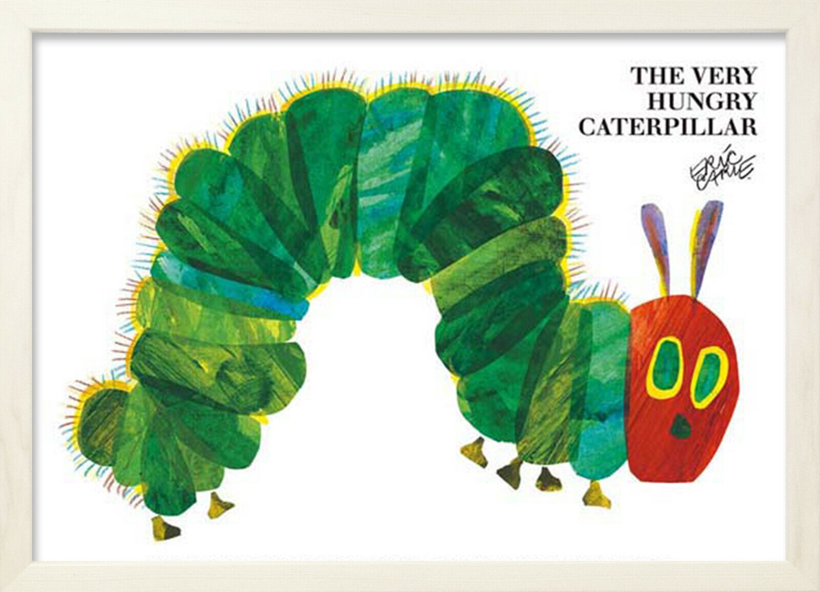 å Eric Carle The Very Hungery Caterpillar(WhiteFrame) zec-53007  ɳݤ  襤 ۱դ Ҷ å Ϥڤष