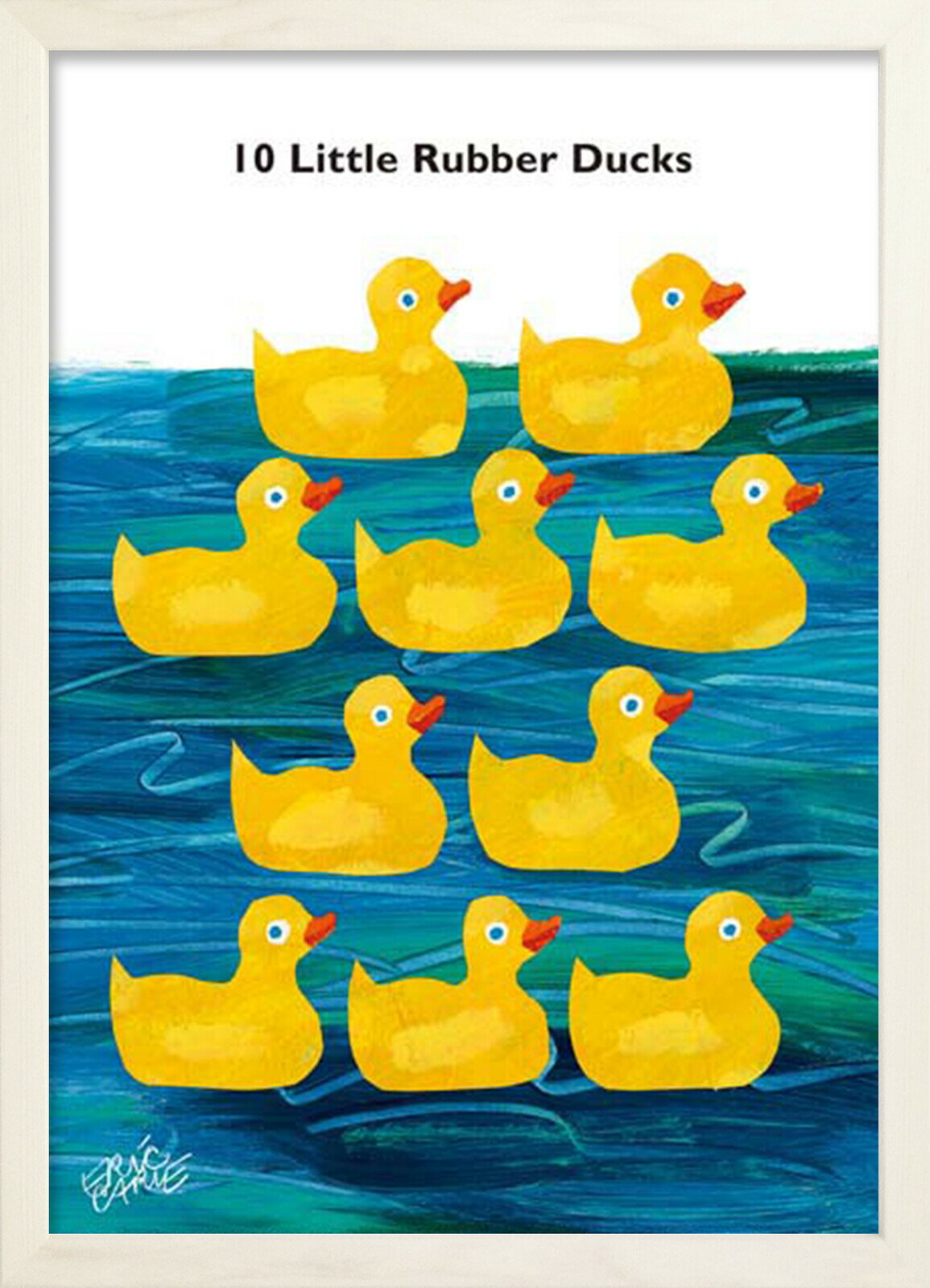 å Eric Carle 10 Little Rubber Ducks(WhiteFrame) zec-53014  ɳݤ  襤 ۱դ Ҷ å Ϥڤष