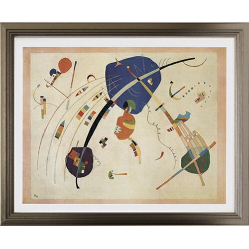 アートフレーム 名画 カンディンスキー Wassily Kandinsky Vers le blue,1939 S(SV) zfa-62336