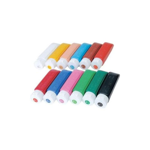 ポスターカラー・クラス用・単色あか 230ccチューブ（絵具 イベント用／屋外用絵の具 文化祭 学園祭 運動会）