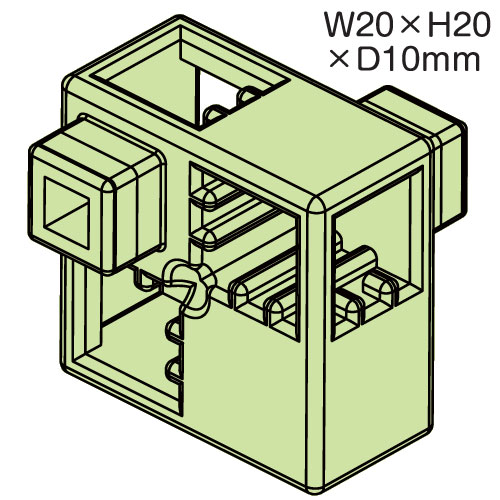 アーテックブロック部品 ハーフA 8ピース 薄緑[メール便不可]（アーテックブロック 単品・部品 カラー 知育玩具 ArtecBlock パーツ 単品）