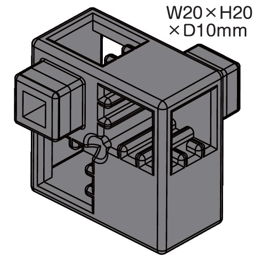 アーテックブロック部品 ハーフA 8ピース グレー（アーテックブロック 単品・部品 カラー 知育玩具 ArtecBlock パーツ 単品）