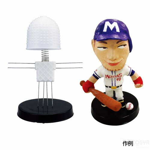 首ふり人形芯材 ATねんどL付[メール便不可]（彫塑 粘土芯材 粘土細工）