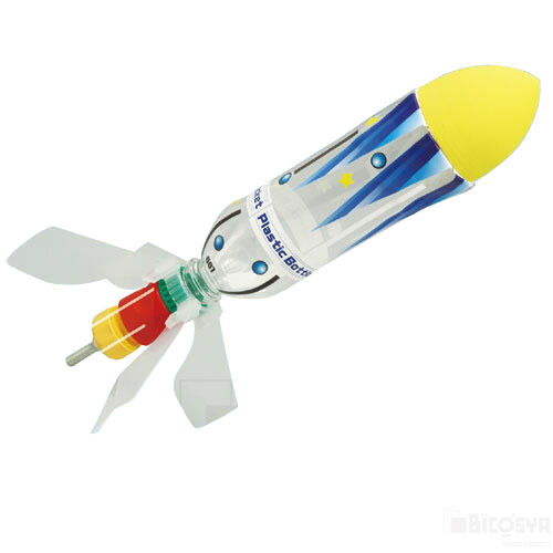 超飛距離ペットボトルロケットキット(OPP)[メール便不可]（夏休み 自由工作）のサムネイル