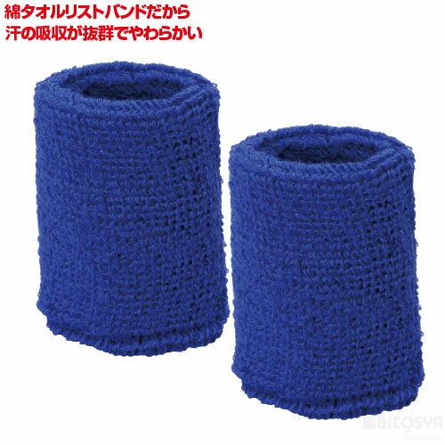 Rakuten - スポーツリストバンド 1組 青（運動会 ダンス 運動会 ダンスグッズ 組分け 集団行動）