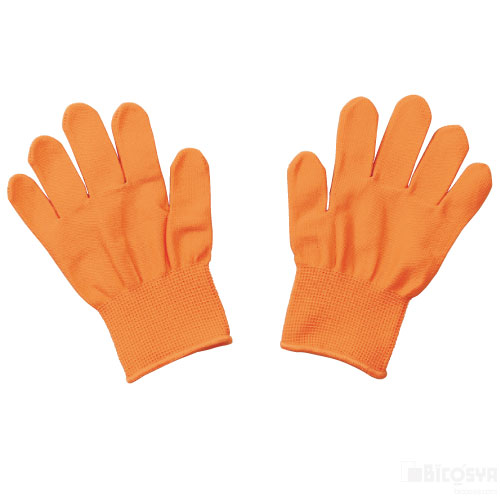 カラーライト手袋 1組 蛍光オレンジ