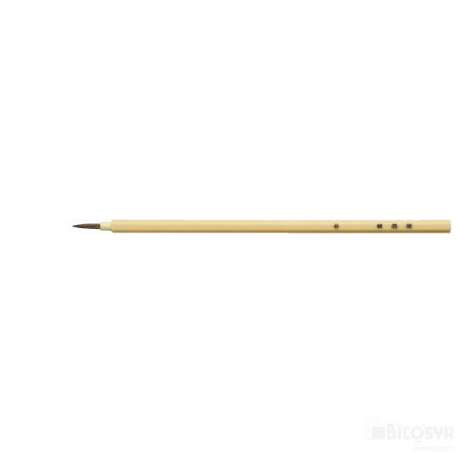 Rakuten - 六角白軸デザイン筆 馬毛 面相筆 (中)（絵具 新学期画材セット）