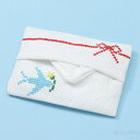 ポケットティッシュ刺繍セット(学校用品 家庭科 夏休み 工作キット 小学生 女の子 クロスステッチ 刺繍キット ししゅう 手芸 白 おうち時間)(3)
