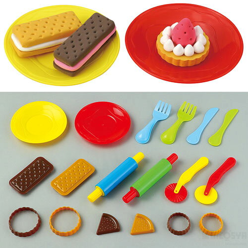 粘土 工作 アーテック おかしのねんど型セット ねんど型 ねんど スイーツ ケーキ タルト クッキー 型セット デコレーション 粘土遊び ごっこ遊び 知育玩具 図工 子ども 幼稚園 保育園
