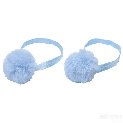 乐天商城 - ポンポンバンド 青（運動会 ダンス 運動会 ダンス 体操 踊り 小道具 かわいい 集団行動）