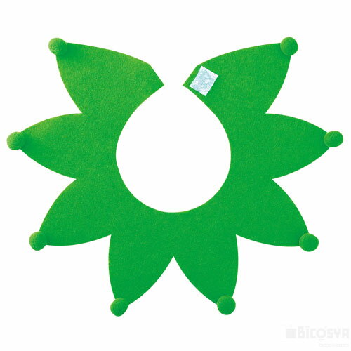 Rakuten - フェルト付け襟 グリーン（運動会 衣装ベース）