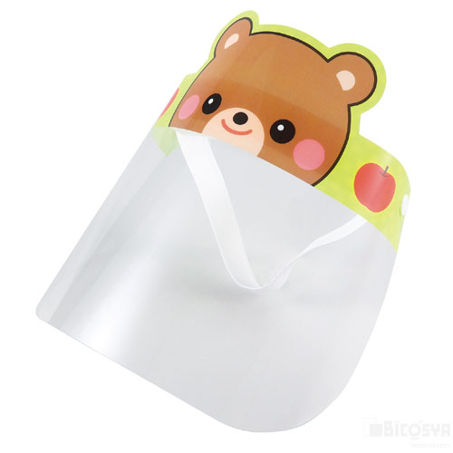 乐天商城 - かわいいどうぶつフェイスシールド くま（イベント 衛生用品）