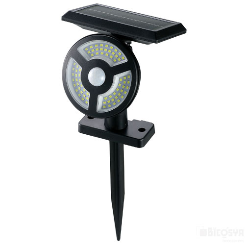 ソーラー充電式 人感センサー防犯ライト(記念品・その他 防犯・防災)