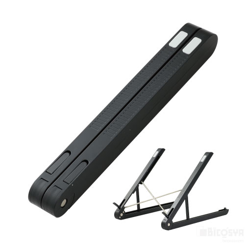 折りたたみPC＆タブレットスタンド（学校用品 技術科 テレワーク 在宅ワーク 自宅仕事 おうち時間 立てかけ 持ち運び）