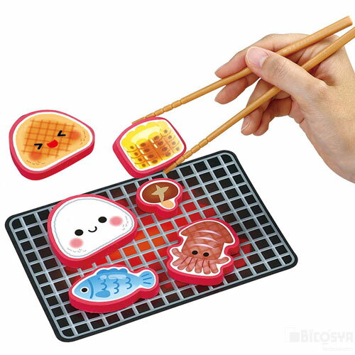Rakuten - おはしあそび バーベキュー（知育玩具 食育 クリスマス 子供会 プレゼント イベント 景品 知育玩具 お箸 練習 指先 トレーニング）