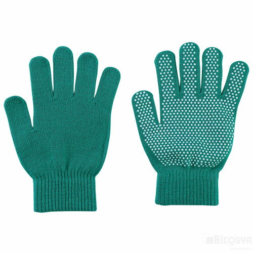 Rakuten - カラーのびのび手袋 大 すべり止め付 緑（運動会 ダンス 運動会 ダンス 体操 応援グッズ てぶくろ 集団行動）