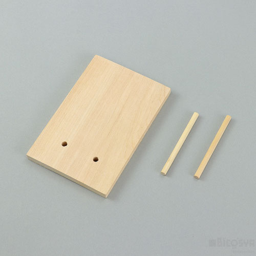 木彫スマホスタンド（木彫 木彫素材 夏休み特集 自由工作キット 図工 ハンドクラフト） 2