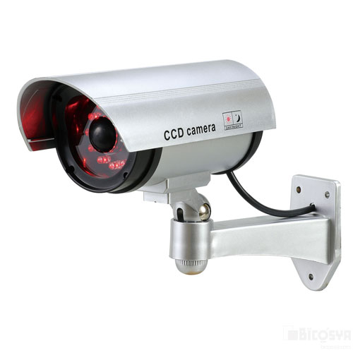 乐天商城 - 防犯ダミーカメラ(人感センサーライトタイプ)（記念品・その他 防犯・防災 防犯 アピール 注意喚起）