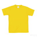 ATドライTシャツ 150cm イエロー 150gポリ100%(運動会 ユニフォーム 運動会 ダンス 衣装 組分け カラー 集団行動)
