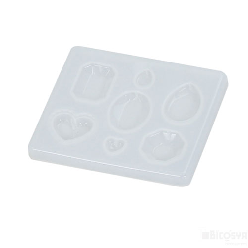 乐天商城 - レジン用シリコンモールド型 穴あきプレート（工作キット ホビー 模型趣味 量産 複製 注型）