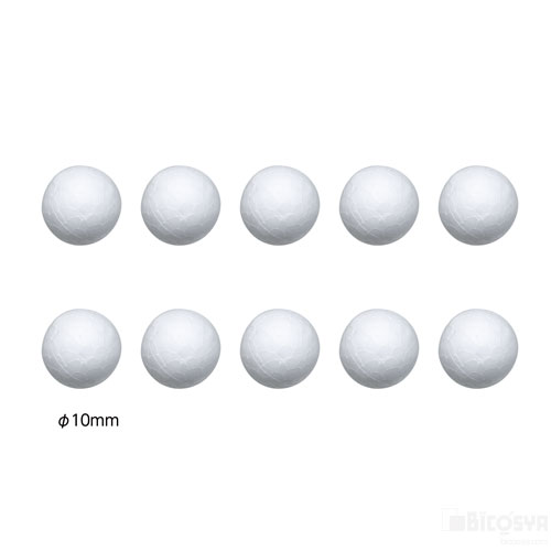 Rakuten - 発泡スチロール球 10φ(10個入り)（紙工作・パーツ 工作材料 夏休み 冬休み 理科 自由研究セット 工作キット）