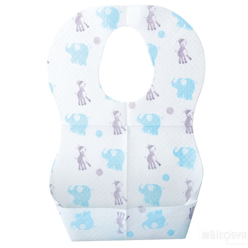 Rakuten - 乳児用不織布まえかけ(5枚入)（イベント 衛生用品 清潔 食事 食べこぼし）