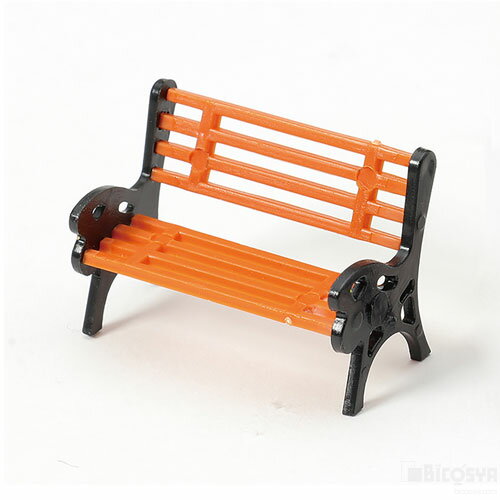 ジオラマ模型 ベンチ 1/100 10個組（工作キット ホビー 模型趣味 公園 情景模型）