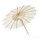 ミニデザイン和傘(デザイン ペイント材料 パラソル 白 ホワイト ハンドクラフト 番傘)