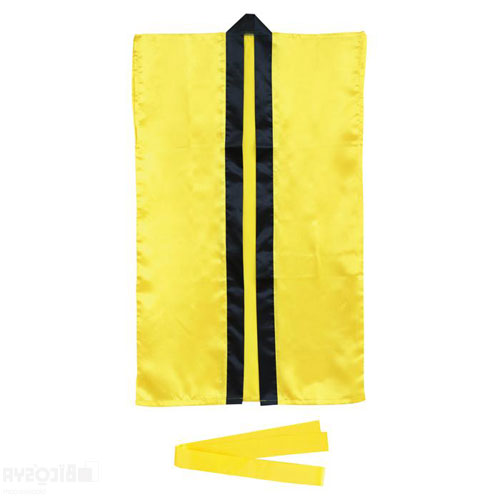 乐天商城 - ソフトサテンロングハッピ M 黄(ハチマキ付)（運動会 ハッピ 運動会 体育祭 体育大会 文化祭 学園祭 中学 高校 ダンス衣装 発表会 お祭り エイサー）