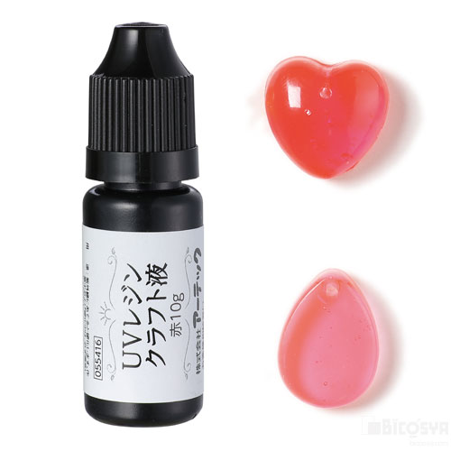 Rakuten - UVレジン 赤10g（夏休み 女の子向け 夏休み特集 工作キット 小学生 女の子 ガールズ クラフト かわいい オリジナル 手作り）