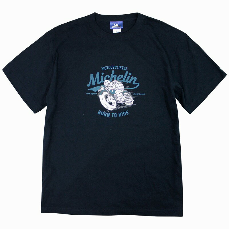 楽天バイシクルギフトミシュラン Tシャツ Michelin T-Shirt Moto ミシュランマン ビブ ビバンダム バイク バイク柄 バイク乗り ミシュラン ロゴ オフィシャル Tシャツ 半袖 モーターサイクル オートバイ 着やすい 人気 夏 おしゃれ 可愛い かわいい 男女兼用 メール便送料無料