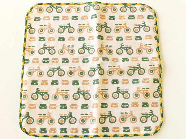 自転車 ハンカチ ボアハンカチ コットン 棉100％ 自転車好き 贈り物 ハンカチ プレ...