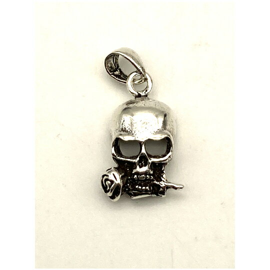 Rakuten - シルバーアクセサリー ペンダントトップ スカル