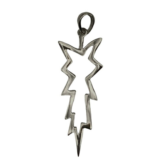 Rakuten - シルバーアクセサリー ペンダントトップ 雷