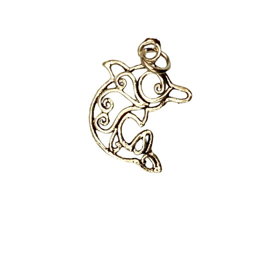シルバーアクセサリー ペンダントトップ イルカ