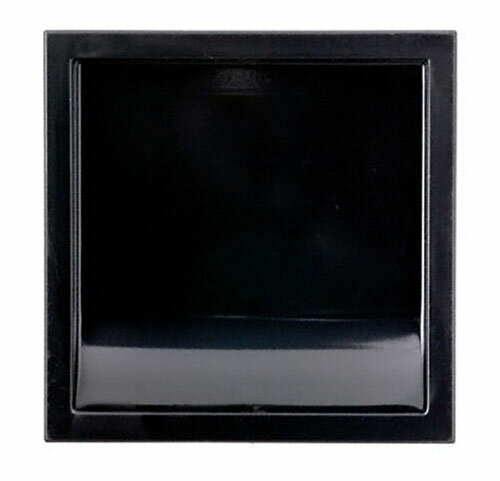 50個入 BIDOOR(ビドー) PP-71 プラスチリ落角 黒 特中(40×40)