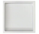 2個入 BIDOOR(ビドー) PS-41 量産ステンチリ角 穴無 コートホワイト 特中(37×37)