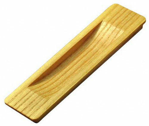 2個入 BIDOOR(ビドー) PW-45 量産洋間戸引手 桑クリアー　110mm(105×25)