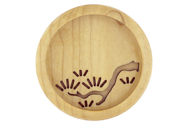 BIDOOR(ビドー) PW-381 だんだら二寸丸 クリアー 松　大(60φ)